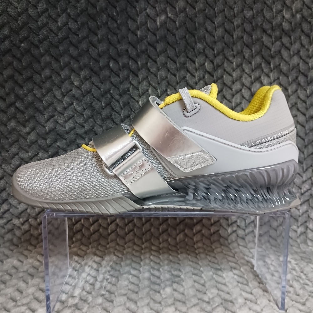Nike Romaleos 4 Wolf Grey Lightening Men's Weightlifting Sneaker Shoes Size 6.5 - Picture 7 of 9